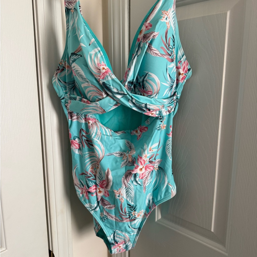 Tropical Floral One-Piece Swimsuit